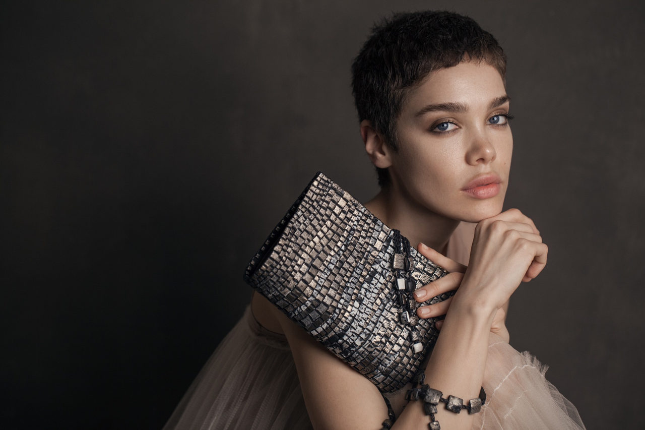 GFW clutches in gold, black, silver, red and checkerboard